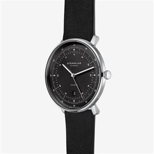 Sternglas Armbanduhr Hamburg Graphit Silber – Bild 2