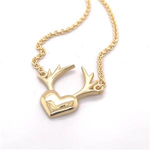 Juwelier Schell 176337 Cuckoowelen Collier Hirschherz groß 161290 G 45