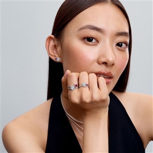 Pandora Strahlenkranz Herzen Ring – Bild 2