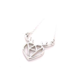Juwelier Schell 177289 Cuckoowelen Kette modernes Herzgeweih 165712 42/45