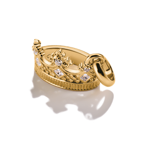 Thomas Sabo Charm Funkelnde goldene Krone – Bild 2