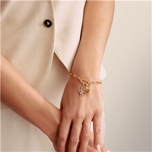 Thomas Sabo Charm Funkelnde goldene Krone – Bild 3