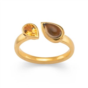 Juwelier Schell 178918 Bastian Inverun Ring Sparkling Leaves 4598054