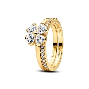 Juwelier Schell 180064 Pandora Ring Funkelndes Glückskleeblatt 164507C01-54