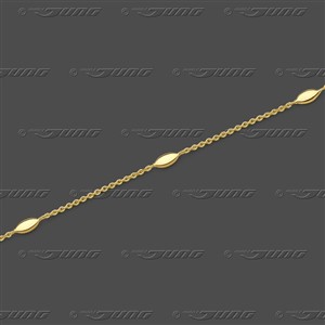 Juwelier Schell 180361 Jung Armband Rundanker mit Nuggets 81.1246