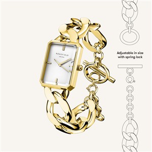 Rosefield Armbanduhr Octagon XS Studio Gold – Bild 2