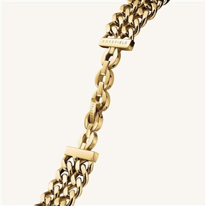 Rosefield Armbanduhr Studio Double Chain Gold – Bild 3