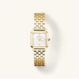 Juwelier Schell 180372 Rosefield Set Armbanduhr Boxelle Gold + Armband mit Steinen BWGRC-X283