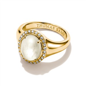 Thomas Sabo Ring Oval mit Perlmutt – Bild 2