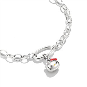 Thomas Sabo Charm Hello Kitty Köpfchen mit roter Schleife – Bild 2