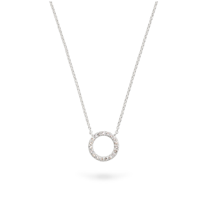 Juwelier Schell 180825 Diara Studios Kette mit Anhänger Circle DS3004W