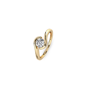 Juwelier Schell 180830 Diara Studios Solitärring Aura DS3078G/56