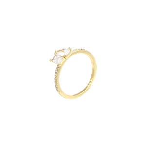 Juwelier Schell 180887 Xenox Solitärring Radiant Duo XS92028G/54