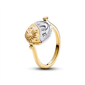 Juwelier Schell 180957 Pandora Ring Drehbares Medaillon Sonne & Mond 164810C01-54