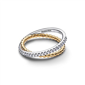 Pandora Ring Doppelband – Bild 2