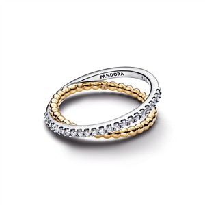 Pandora Ring Doppelband – Bild 2
