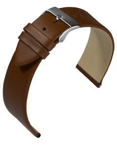 Juwelier Schell 181015 Eulit Uhrenband Nappa Mittelbraun 341114252