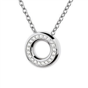 Juwelier Schell 181130 Ernstes Design Anhänger Funkelnder Kreis AN1053