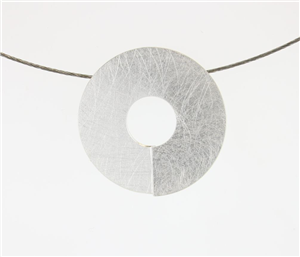 Juwelier Schell 157374 Zaremski Anhänger Scheibe Breit Groß Z234