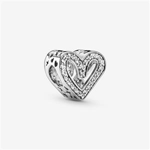Juwelier Schell 158582 Pandora Moments Charm Funkelndes Freihand-Herz 798692C01