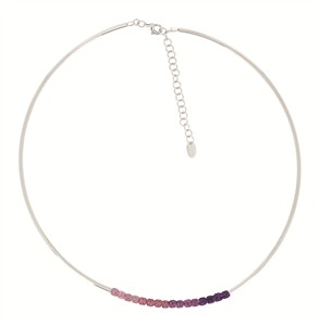 Juwelier Schell 176799 Pesavento Collier Shiny Silber Rainbow Rosa Viola WPSCG045
