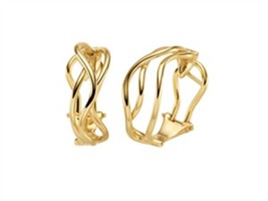 Juwelier Schell 176193 Elaine Firenze Creolen 3-reihige Ranken 1033339E