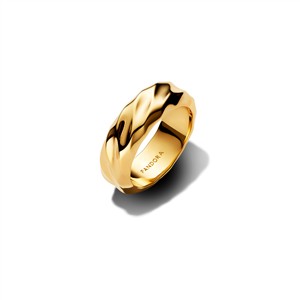 Juwelier Schell 177630 Pandora Ring mit Wellenstruktur Mittel 163886C00-54