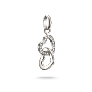 Juwelier Schell 177759 Thomas Sabo Charm Verbundene Herzen CC1201-051-14