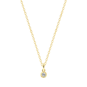 Juwelier Schell 177895 Xenox Kette mit Anhänger Pure Essentials Strahlen Klein XS10615G