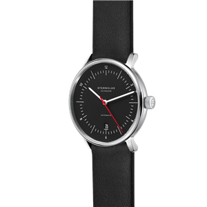 Sternglas Armbanduhr Naos Automatik Schwarz/Rot/Silber – Bild 2