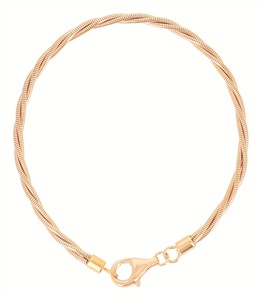 Juwelier Schell 176790 Pesavento Armband Shiny Gelbgold Geflochten WDNAB665