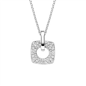 Juwelier Schell 179298 Viventy Kette mit Anhänger Quadrat 788622