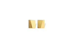 Juwelier Schell 162028 Zaremski Ohrstecker Rechteck Klein K1101
