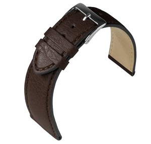 Juwelier Schell 172607 Eulit Uhrenband Country Dunkelbraun/Silber 356620272
