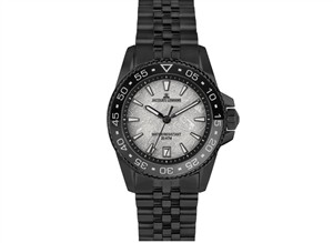 Juwelier Schell 180261 Jacques Lemans Armbanduhr Liverpool Diver Schwarz/Silber 1-2205P
