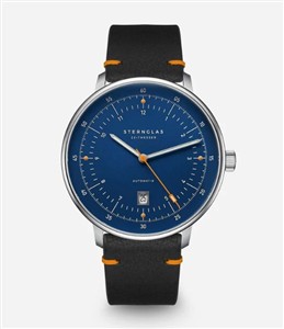 Juwelier Schell 181036 Sternglas Armbanduhr Hamburg Edition Küste 2.0 Dunkelblau/Silber S02-HHX06-EB05