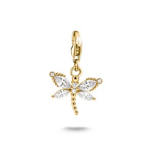 Juwelier Schell 181161 Thomas Sabo Charm Club Charm Libelle mit weißem Zirkonia 1872-M01-14