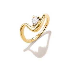 Juwelier Schell 181289 Thomas Sabo Ring mit weißem Zirkonia in Tropfenform TR2543-M01-14-54