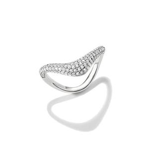 Juwelier Schell 181293 Thomas Sabo Ring in Wellenform mit weißem Zirkonia TR2546-051-14-54