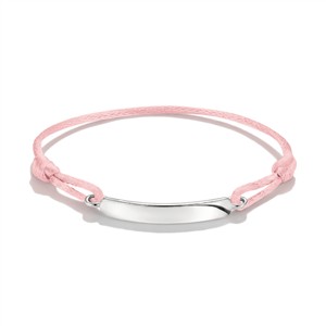 Juwelier Schell 181302 Thomas Sabo Textilarmband gravierbar pink A2238-001-9-L24V