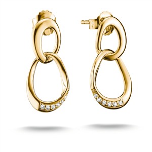 Juwelier Schell 181305 Thomas Sabo Ohrringe Together mit weißem Zirkonia H2350-M01-14