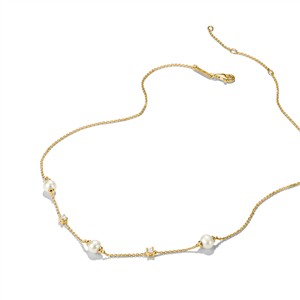 Thomas Sabo Kette mit Perlen und weißem Zirkonia – Bild 2
