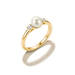 Juwelier Schell 181328 Thomas Sabo Ring Perle mit weißem Zirkonia TR2370-M01-14-54