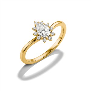 Juwelier Schell 181329 Thomas Sabo Ring mit weißem Zirkonia in Tropfenform TR2479-M01-14-56