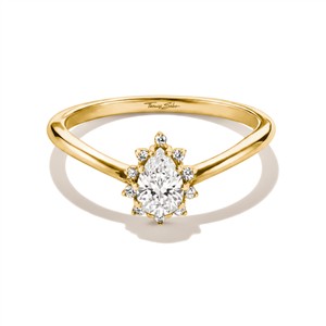 Thomas Sabo Ring mit weißem Zirkonia in Tropfenform – Bild 2