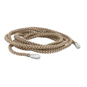 Juwelier Schell 181528 Heinzendorff Kordel Geflochten 3mm Farbe 77 Beige 80365010977