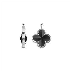 Juwelier Schell 181554 Heinzendorff System-Einhänger Kleeblatt Farbe 95 Schwarz 22210040995