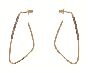 Juwelier Schell 181655 Pesavento Steckcreolen Shiny Gelbgold + Polvere Giallo Nardó | Polvere di Sogni WPSCO532