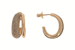 Juwelier Schell 181657 Pesavento Steckcreolen Shiny Gelbgold + Polvere Giallo Nardó | Polvere di Sogni WPSCO522