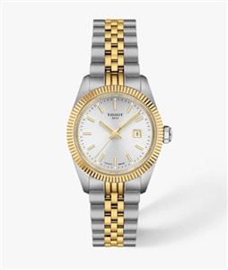 Juwelier Schell 181717 Tissot Armbanduhr Ballade Bicolor T1560102203100
